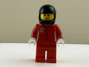 Lego Speed Champions LaFerrari Race Driver Minifigure No Visor - sc001 75899 NEW - Picture 1 of 9
