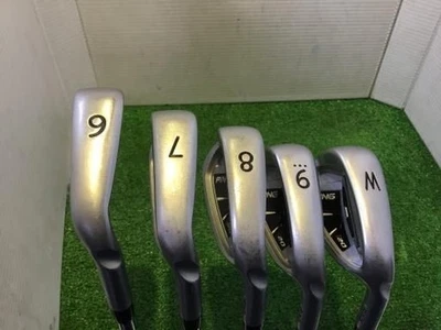 (PING) Iron Set 5Piece i20 6-9,W Flex R Shaft CFS Steel Green Dot Used Golf - Image 1 of 4