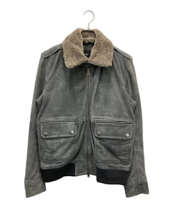 BOSS HUGO BOSS suede jacket Size: 38R Gray Men - Picture 1 of 10