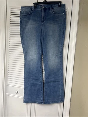 NOT YOUR DAUGHTER'S Stretch  JEANS, Women Size16  Barbara Boot, Cut MADE IN USA - Image 1 of 4