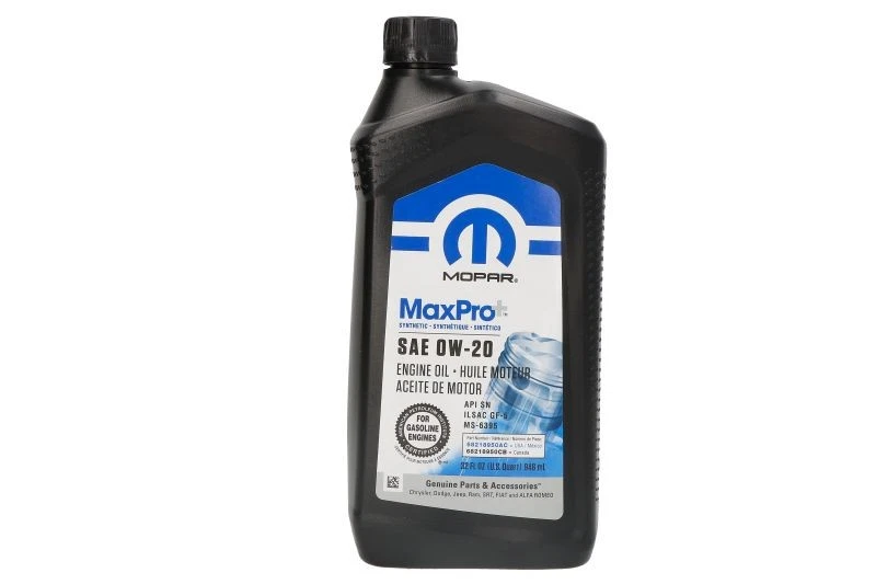 Für MOPAR 68523994AA Engine Oil 0W20 0 946l MaxPro 68523994AA Engine oil MaxPro