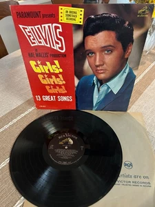 ELVIS PRESLEY Girls Girls Girls 1962 RCA LP LPM-2621 EXC-/EXC w/ sleeve - Imagen 1 de 1