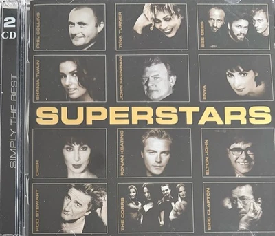 SIMPLY THE BEST SUPERSTARS - Various 2 x CD 2001 Warner Exc Cond! - Image 1 of 2