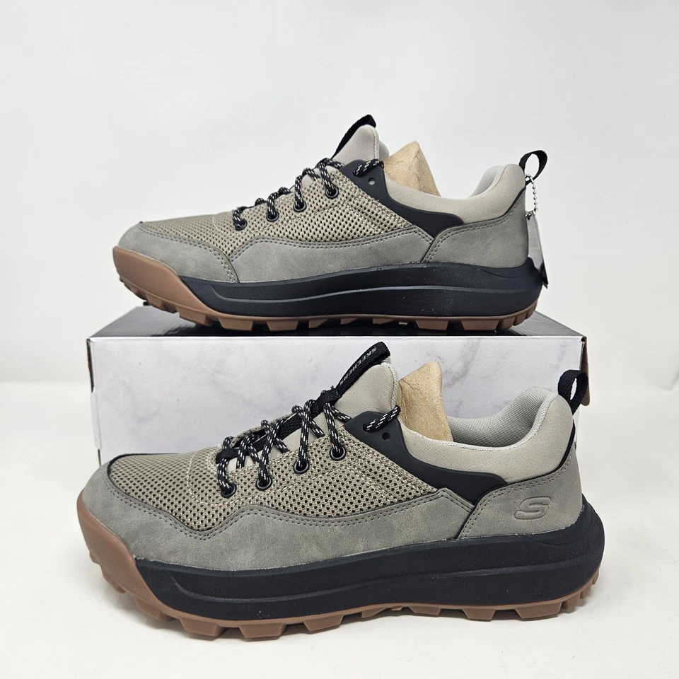 Skechers Cambert Herder Men Size 13 Cement Grey Walking Hiking Shoes 210899/CMNT