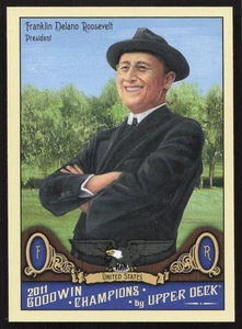 Upper Deck 2011 Goodwin Champions #154 Franklin Delano Roosevelt - Picture 1 of 2