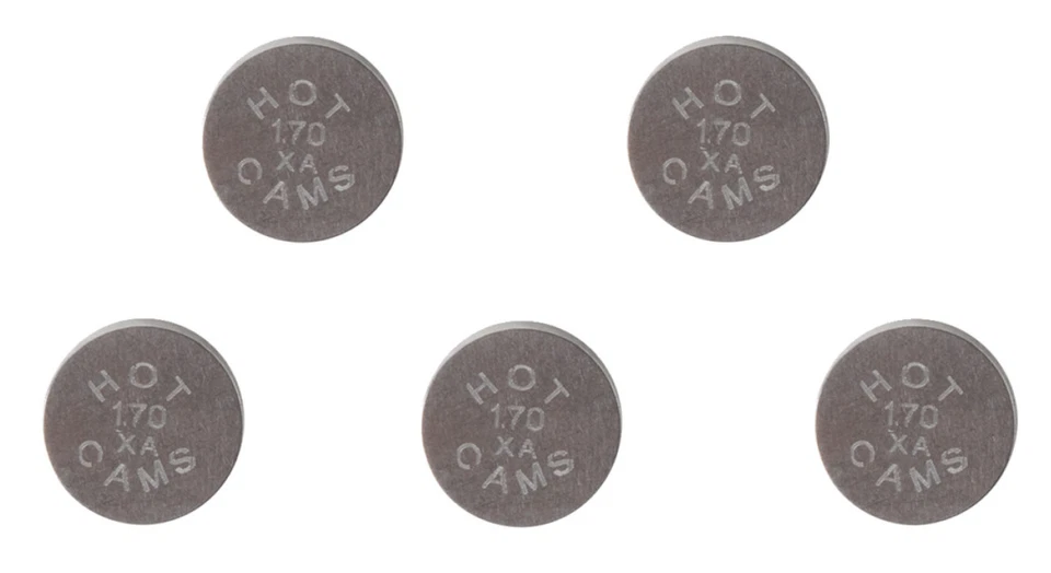 Calços de válvula Hot Cams 7,48 mm x 1,70 mm pacote com 5 (5PK748170) - Imagem 1 de 1