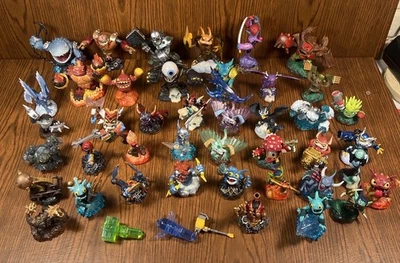 Skylanders Lot – 42 Figures + 2 Portals + 2 Games + 59 Cards And More! - Image 1 of 4