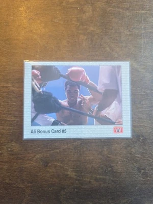 💥1991 AW Sports Muhammad Ali Bonus Card #5…The Greatest - Image 1 of 2