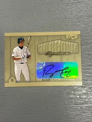 2002 Leaf Clubhouse Signatures Robert Fick 12/25 - Image 1 of 2