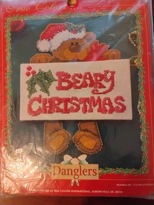 Janlynn Navidad Beary Navidad Colgantes Contado Punto de Cruz Kit  Foto 1 de 2