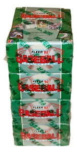 (4) 1992 Fleer Baseball Factory Sealed Wax Boxes - Picture 1 of 3