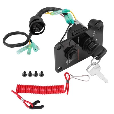 Yamaha New OEM Single Key Switch Panel 704-82570-13-00 - Image 1 of 4