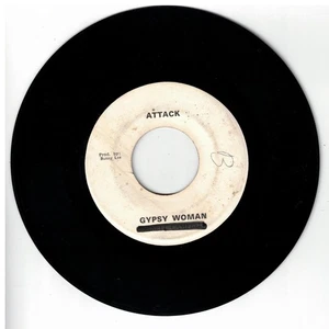 #179 DEEP ROCKSTEADY 45 ATTACK LABEL THE UNIQUES " GYPSY WOMAN " - Picture 1 of 2