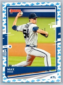 2020 Donruss #143 Max Fried Baby Shark Emoji - Picture 1 of 2