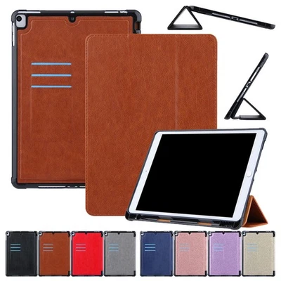 For iPad 5th 6th 7th 8th 9th Gen Mini 1st 2nd 3rd 4th 5th Gen Stand Case Cover - Image 1 of 4