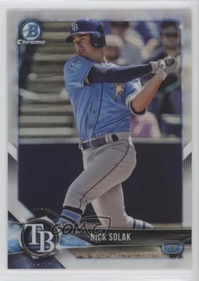 2018 Bowman Draft Chrome Refractor Nick Solak #BDC-46 - Image 1 of 2