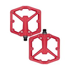 Pair of Stamp 1 Gen2 Small Pedals Red Crank Brothers flat bike pedals