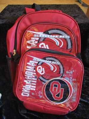 New Northwest University of Oklahoma Sooners OU Backpack & Lunch Bag Set - Image 1 of 4