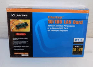 Linksys 10/100 PCI Ethernet Card LNE100TX Ver 2 Windows 95/98/NT Sealed - Picture 1 of 1