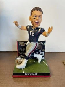 Tom Brady New England Patriots Superbowl Champs XXXV111 FOCO LE Bobblehead NIB - Picture 1 of 2