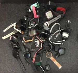 Lot of 53 Smart Watch Fitness Trackers Samsung Fitbit Garmin & MORE { UNTESTED } - Picture 1 of 12