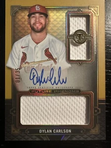 2022 Topps Triple Threads Rookies Future Phenoms Auto Relics Dylan Carlson /35 - Picture 1 of 2
