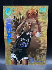 1995 SkyBox Emotion N-Tense Shaquille O'Neal NM+ Orlando Magic Card #7