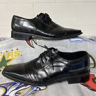 Stacy Adams Men's Shoes Black Raynor Leather Pleated Cap Toe Lace-Ups 24748-001