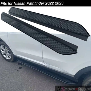 Fixed Running Boards Side Step Nerf Bars Fits for Nissan Pathfinder 2022 2023 - Picture 1 of 6