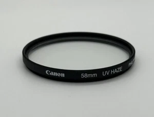 Canon 58mm UV Haze Clear Filter Canon Nikon Lens - Picture 1 of 3
