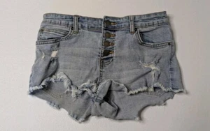 Billabong Cut Off Shorts 25 Blue Denim - Picture 1 of 5
