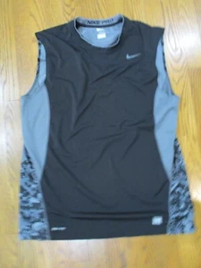 Camiseta sin mangas Nike Pro Dri-Fit Activewear ajustada negra transpirable talla XL (B5) - Imagen 1 de 4