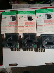 LOT OF 3 CAL CONTROLS #8000 230V TEMPERATURE CONTROLLER 821.2KG RELAY - Picture 1 of 14
