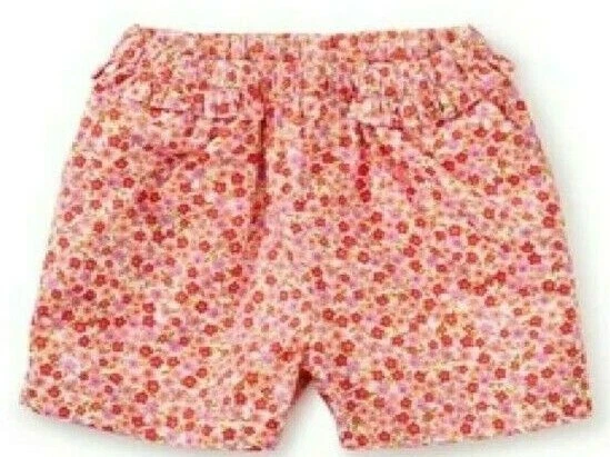 Pantalones Cortos Tejidos Florales TEA COLLECTION - Escarlata - Nuevos con Etiquetas Niñas 12 Foto 1 de 1