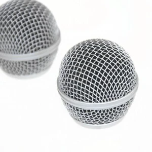 2PCS Replacement Microphone Grille Mesh Cover For SM58 SM58LC SM58SK SM58S - Zdjęcie 1 z 6