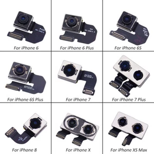 Für iPhone 6s/6sp/7/7P/8/X/XS Max Rückseite Rück Kamera Modul Ersatz Schwarz - Bild 1 von 24
