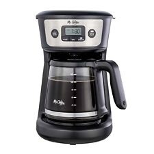 Mr. Coffee 2124440 12-Cup Programmable Coffeemaker, Strong Brew Selector, Silver