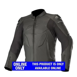 Alpinestars Caliber Sport Leather Motorcycle Jacket Black - Picture 1 of 2