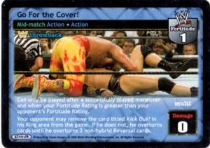 WWE: Go For the Cover! (Throwback) [Played] card type Mid-match Action Raw Deal  - Picture 1 of 1