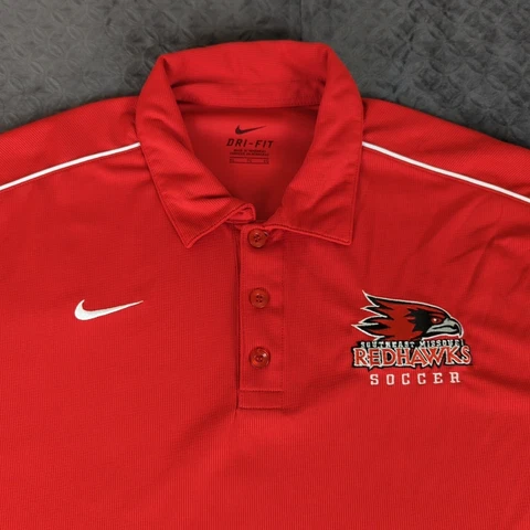 Southeast Missouri State Redhawks Soccer Polo Shirt Nike Dri Fit Red Men XL Cover