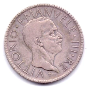 1928R Italy 20 Lire Silver Emanuele III 15gm KM#69 Mintage 2487000 - Picture 1 of 2