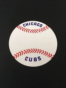 Vintage Chicago Cubs MLB Baseball Unused Decal or Sticker 1960s/1970s - Picture 1 of 1