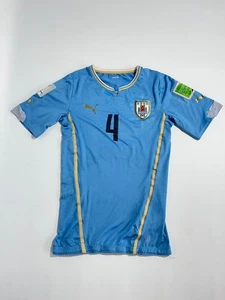 camiseta  fútbol SELECCION URUGUAY home puma matchworn WC2014 #4 fucile (8/10) - Picture 1 of 8