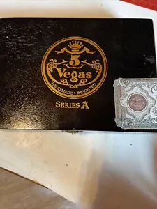 Solid Wood Empty Cigar Box - 5 Vegas Series A - Picture 1 of 11