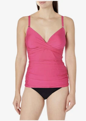 Camiseta tankini estándar para mujer Calvin Klein con control de barriga talla S Foto 1 de 2