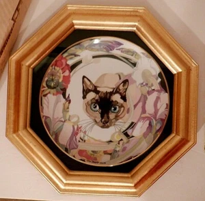 Collector Plate "The Baron" by Julie Shearer from Floral Felines - Picture 1 of 10