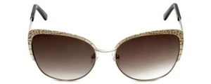 Judith Leiber authentische Designer Sonnenbrille JL5010-04-56mm gold braun-Farbverlauf - Bild 1 von 6