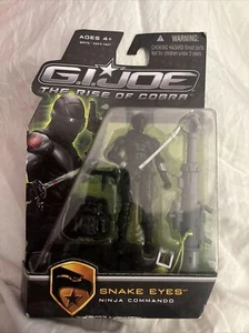 GI Joe ROC Rise of Cobra Movie Snake Eyes Action Figure 4in 2009 - Picture 1 of 3