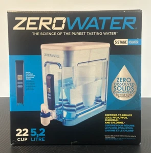 ZeroWater 22 Tassen Ready-Read 5 Stufen Wasserfilterspender mit Sofortanzeige - Bild 1 von 8