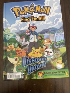 Pokémon Find ’Em All Discover Unova! Double Book – Kids Look & Find Hardcover - Picture 1 of 2